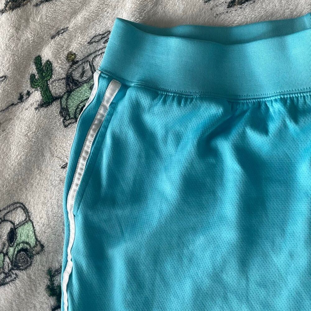 Athletic works light sky blue sports short capri workout yoga pants size XL16-18 - Picture 3 of 9